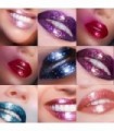 Rouge à lèvre brillant effet paillette - Crayon à lèvres tenue longue durée