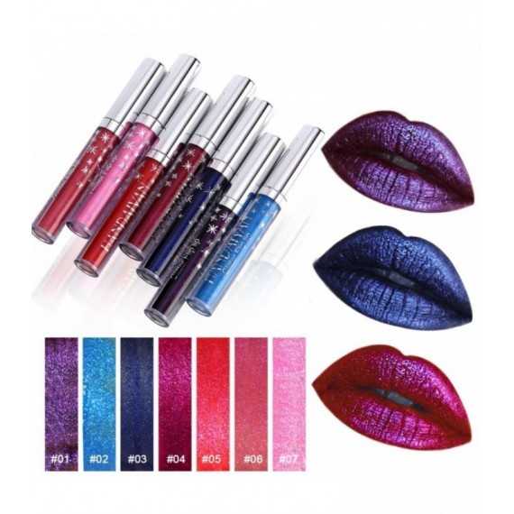 Rouge à lèvre brillant effet paillette - Crayon à lèvres tenue longue durée