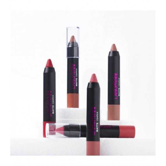 Coffret de 12 crayons à lèvres Mat - Coffret crayon Imperméable et Nutritif