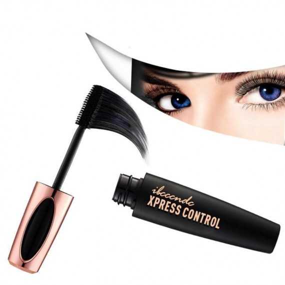 Mascara cils 4D Noir en Fibre de soie pour les yeux