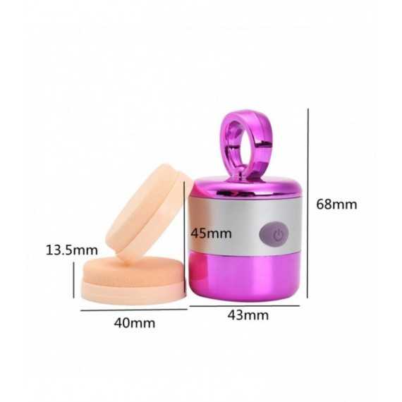 Applicateur de poudre de teint - Éponge électrique vibrante pour fond de teint