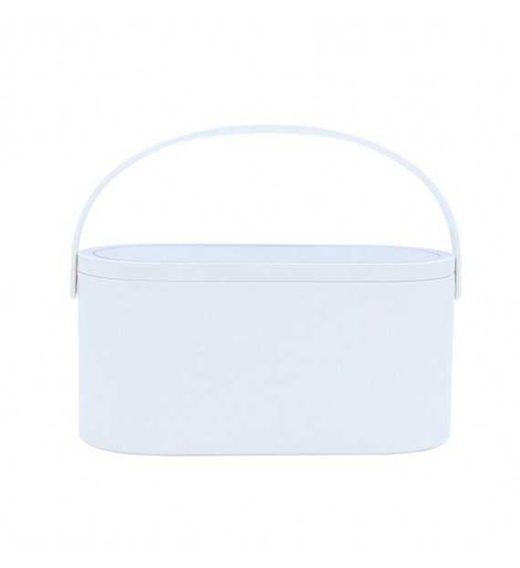 Trousse de maquillage avec miroir amovible éclairage à LED pour voyage
