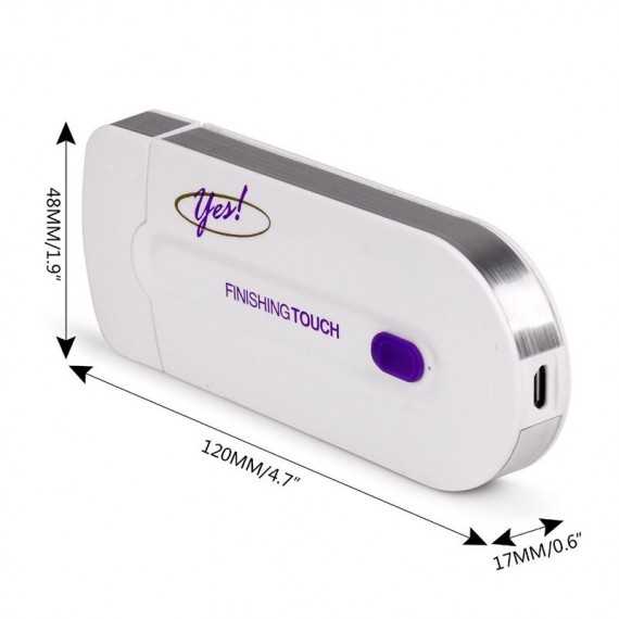 Épilateur 2 en 1 Sans Fil - Épilation indolore pour Homme et Femmes - Finition Touch™