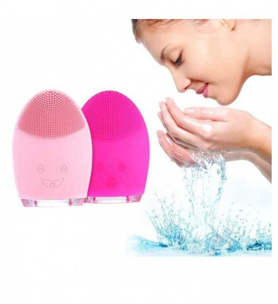 Brosse de massage et nettoyage de visage électrique