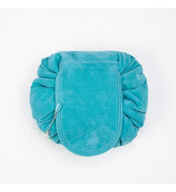 Sac de rangement maquillage en daim - Pochette de voyage pour cosmétique