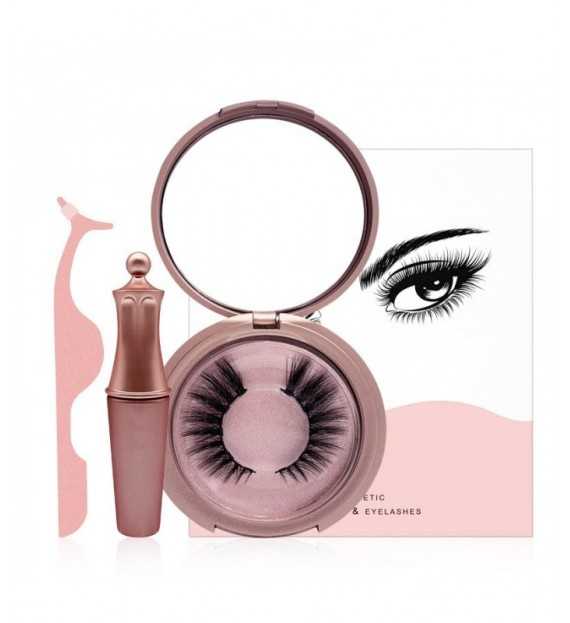 Cils magnétique avec Eyeliner liquide en Kit