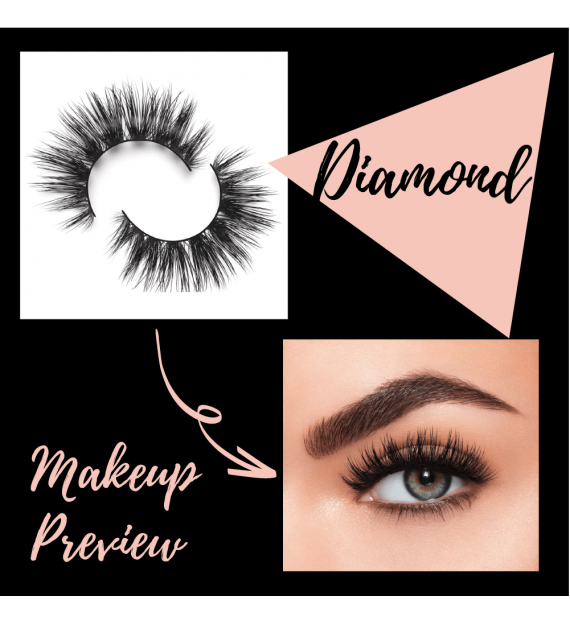 Cils magnétique avec Eyeliner liquide en Kit