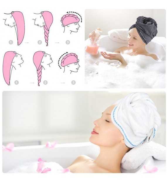 Serviette sèche cheveux - Quick Magic Hair Dry