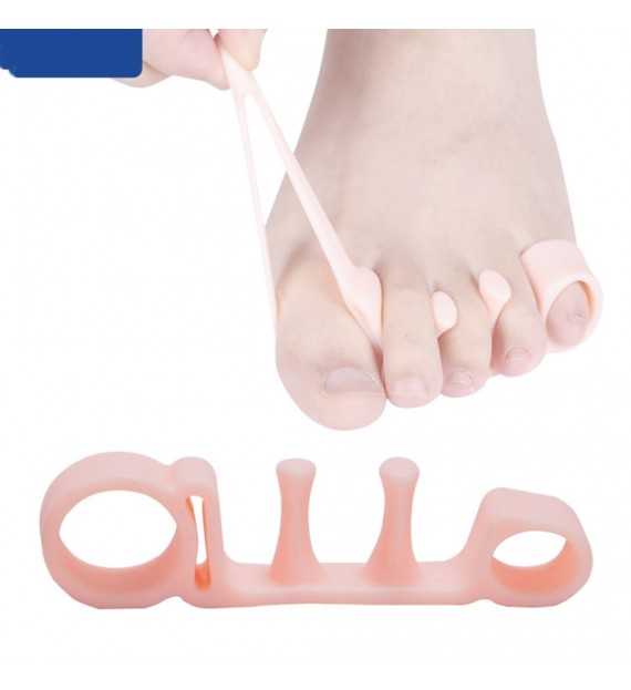 1 paire de séparateurs d'orteils correcteur élastique d'oignon Bunion Corrector™