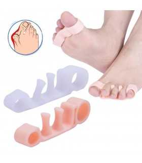 1 paire de séparateurs d'orteils correcteur élastique d'oignon Bunion Corrector™