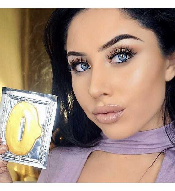 Masque Lèvres Collagène Or 24K Anti-âge pour les lèvres (5 pièces)