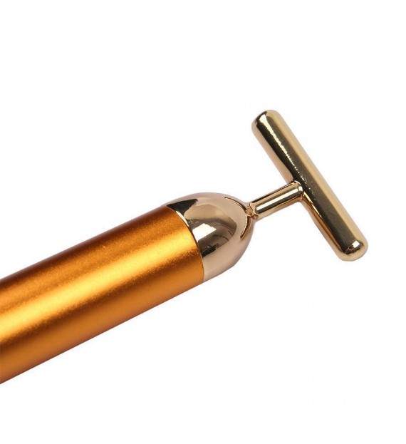 Appareil Massage facial vibrant en or 24 carats