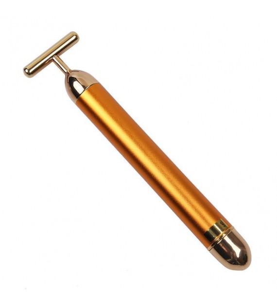 Appareil Massage facial vibrant en or 24 carats